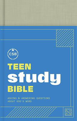Picture of CSB Teen Study Bible, Optimal Type, Gray Hardcover