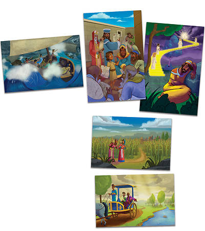 Picture of VBS 2024 Camp Firelight Bible Story Poster Pack