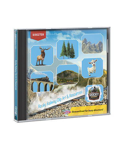 Picture of Vacation Bible School VBS 2021 Rocky Railway Clip Art & Resources CD