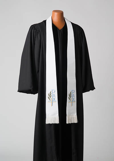 Picture of White Pax Symbol Stole