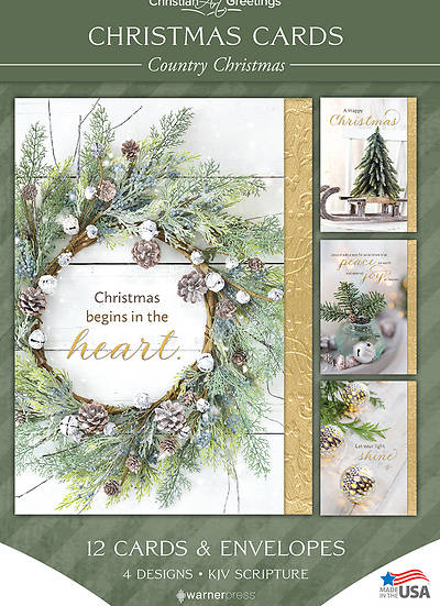 Country Christmas Asst Box Cards