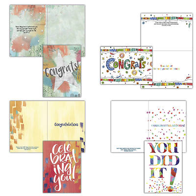 Picture of You Did It Congratulations Boxed Cards - Box of 12