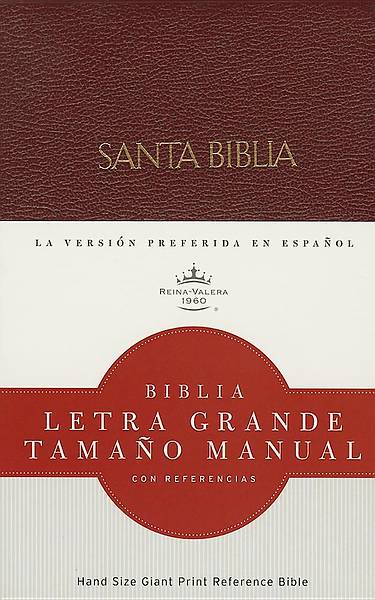 Picture of Rvr 1960 Biblia Letra Grande Tamano Manual, Rojizo Imitacion Piel