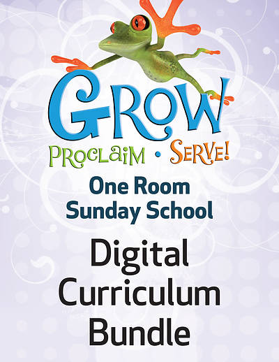 Grow Proclaim Serve Digital One Room Sunday School Kit Bundle 2 Summer