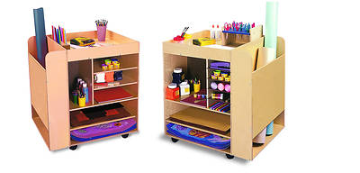 Picture of Whitney Brothers WB0285R Rolling Art Cart