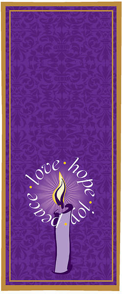 Picture of Contemporary Advent Series Pulpit Scarf