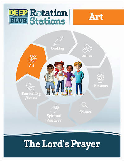 Deep Blue Rotation Station The Lord's Prayer Stations