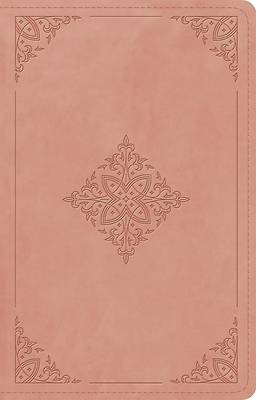 Picture of ESV Large Print Thinline Reference Bible (Trutone, Blush Rose, Fleur-De-Lis Design)
