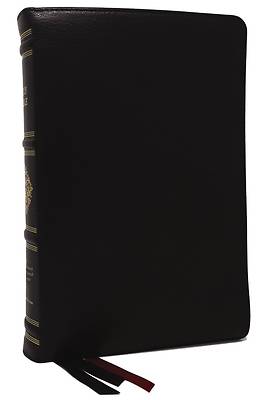 RSV Personal Size Bible with Cross References, Black Premium Goatskin Leather, Premier Collection, (Sovereign Collection)