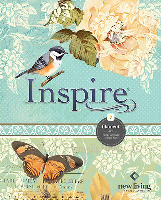 Picture of Inspire Bible NLT (Hardcover Leatherlike, Aquamarine, Filament Enabled)
