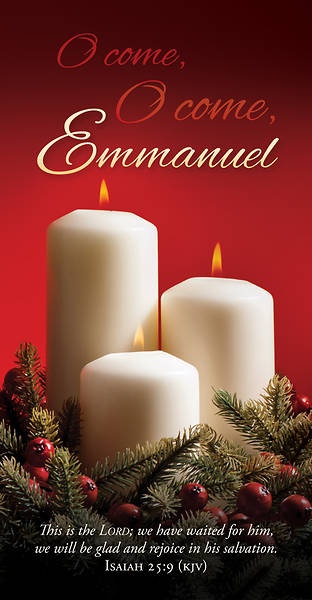 Picture of O come, O come, Emmanuel Christmas Off Envelope