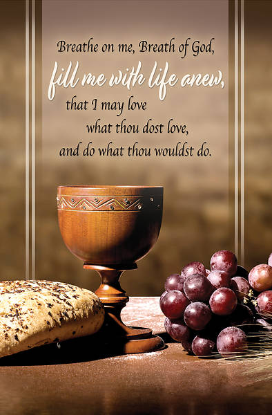 Picture of Breathe On Me, Breath of God Maundy Thursday Bulletin (Package of 100)