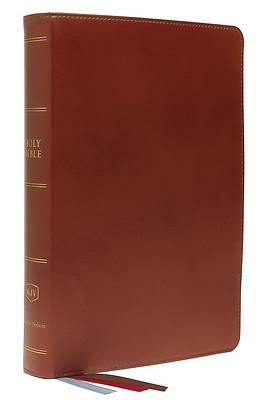 Picture of KJV, Preaching Bible, Premium Calfskin Leather, Brown, Comfort Print