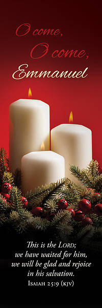 Picture of O come, O come, Emmanuel Christmas Bookmark