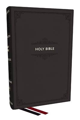 KJV Personal Size Large Print End-Of-Verse Reference Bible, Black Leathersoft, Red Letter, Comfort Print (Thumb Indexed)