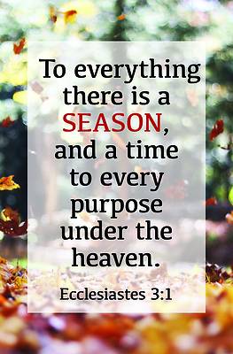 Picture of To Everything Bulletin (Pkg 100) Funeral