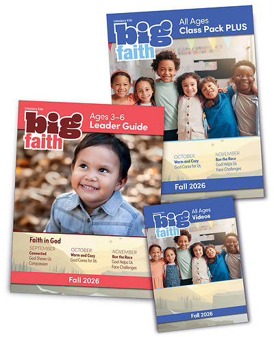 Cokesbury Kids Big Faith Fall 2026 Leader Kit Ages 3-6