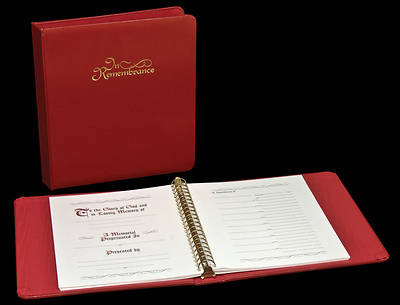 Picture of In Remembrance Register Refill Pages Pack of 25