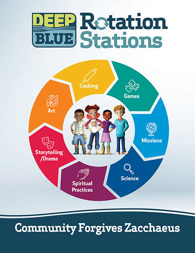 Picture of Deep Blue Rotation Stations: Community Forgives Zacchaeus - Entire Unit Download