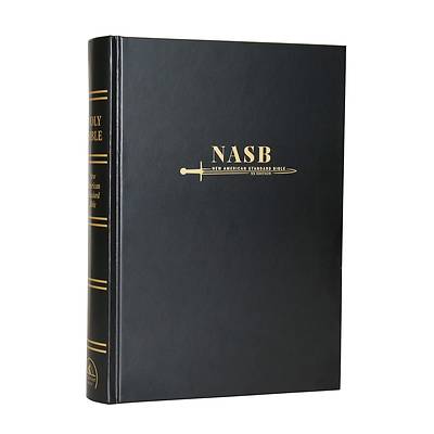 NASB Large Print Wide Margin Black Hardcover