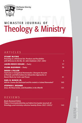Picture of McMaster Journal of Theology and Ministry