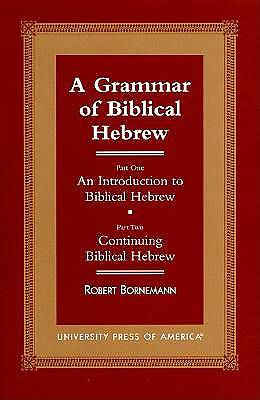 Picture of A Grammar of Biblical Hebrew