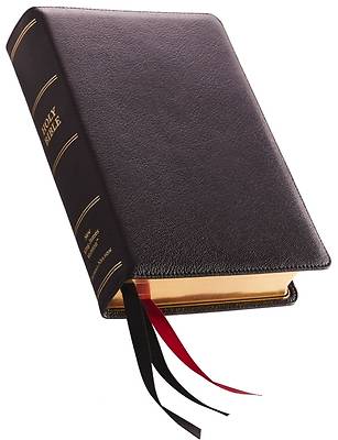 Picture of NKJV, Single-Column Reference Bible, Premium Leather, Black, Sterling Edition, Comfort Print