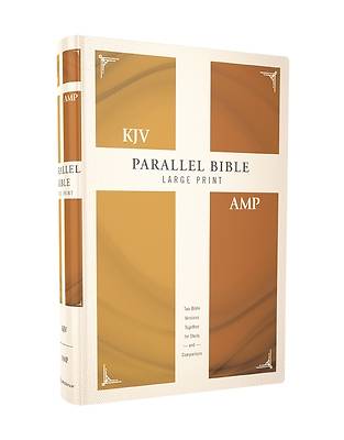 KJV, Amplified, Parallel Bible, Large Print, Hardcover, Red Letter Edition