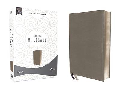 Picture of Nbla Biblia Mi Legado, Leathersoft, Gris, Una Columna, Interior a DOS Colores