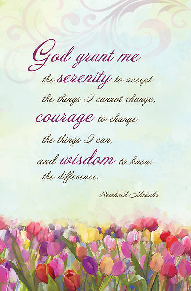 Picture of Serenity Prayer Bulletin Regular