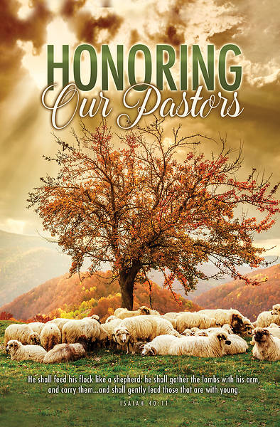 Picture of Honoring Our Pastors Appreciation Regular Size Bulletin