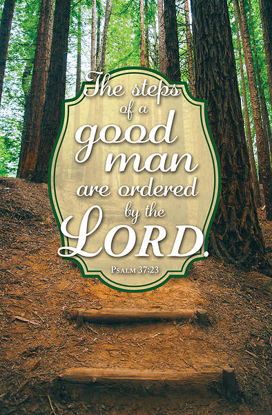 Picture of Steps of a Good Man General Regular Size Bulletin