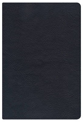 Picture of KJV Large Print Personal Size Reference Bible, Black Genuine Leather