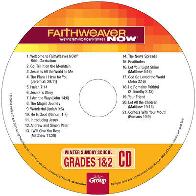 FaithWeaver NOW Grades 1-2 CD Winter 2025-2026