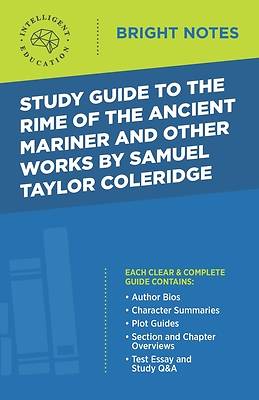Picture of Study Guide to The Rime of the Ancient Mariner and Other Works by Samuel Taylor Coleridge