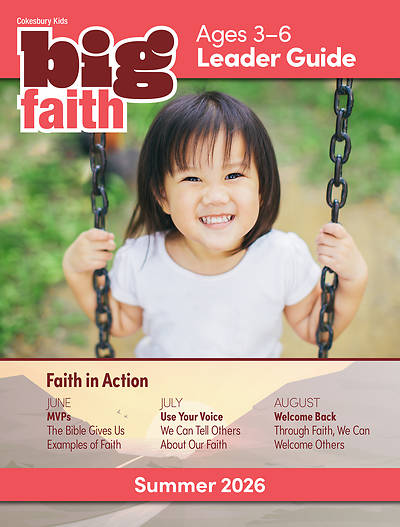 Picture of Cokesbury Kids Big Faith Summer 2026 Leader Guide Ages 3-6 Download