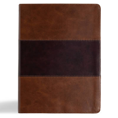 Picture of KJV Study Bible, Large Print Edition, Saddle Brown Leathertouch