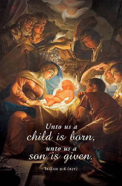 Christmas Unto Us a Child is Born Bulletin