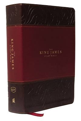 Picture of The King James Study Bible, Imitation Leather, Burgundy, Indexed, Full-Color Edition