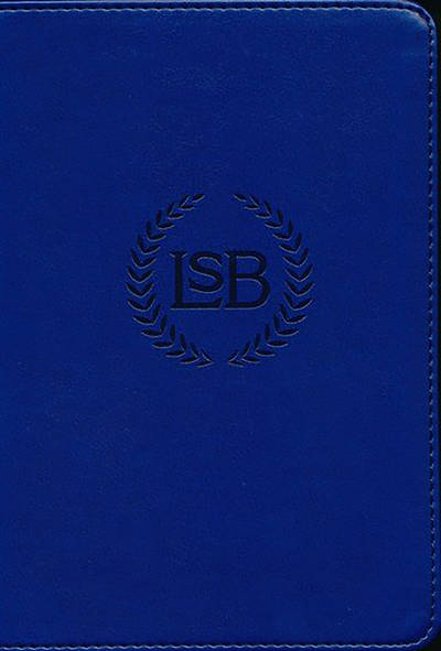 Picture of LSB Compact Edition Bible Blue Faux Leather