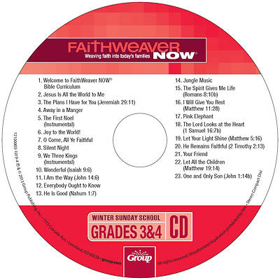 FaithWeaver NOW Grades 3-4 CD Winter 2025-2026