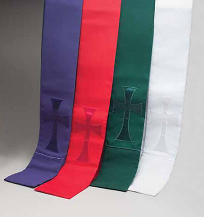 Picture of Pure and Simple Cross Stole Set