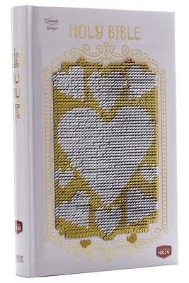 Picture of Sequin Sparkle and Change Bible Silver and Gold NKJV