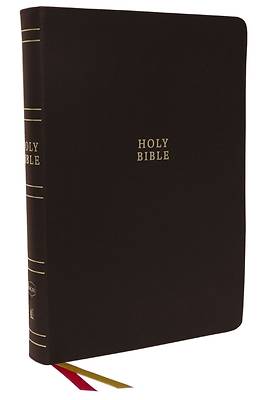 Picture of NKJV Holy Bible, Super Giant Print Reference Bible, Brown Bonded Leather, 43,000 Cross References, Red Letter, Comfort Print