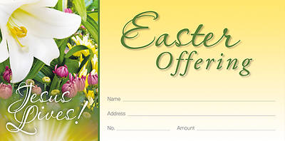Picture of Jesus Lives Easter Offering Envelope