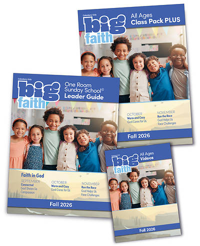 Cokesbury Kids Big Faith Fall 2026 One Room Sunday School Leader Kit