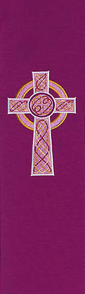 Picture of Celtic Cross 8700 Series Purple Stole
