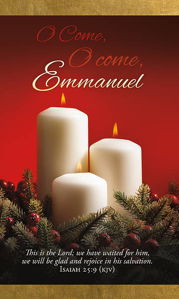 Picture of Banner O come, O come, Emmanuel Christmas 3 x 5 Vinyl