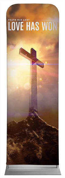 Love Has Won Easter Sleeve Banner