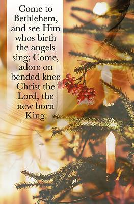 Picture of Angels We Have Heard on High Bulletin (Pkg 100) Christmas